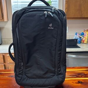 Deuter Black Travel Backpack